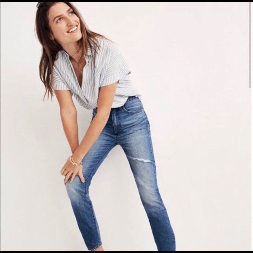 Madewell vintage high rise skinny jeans